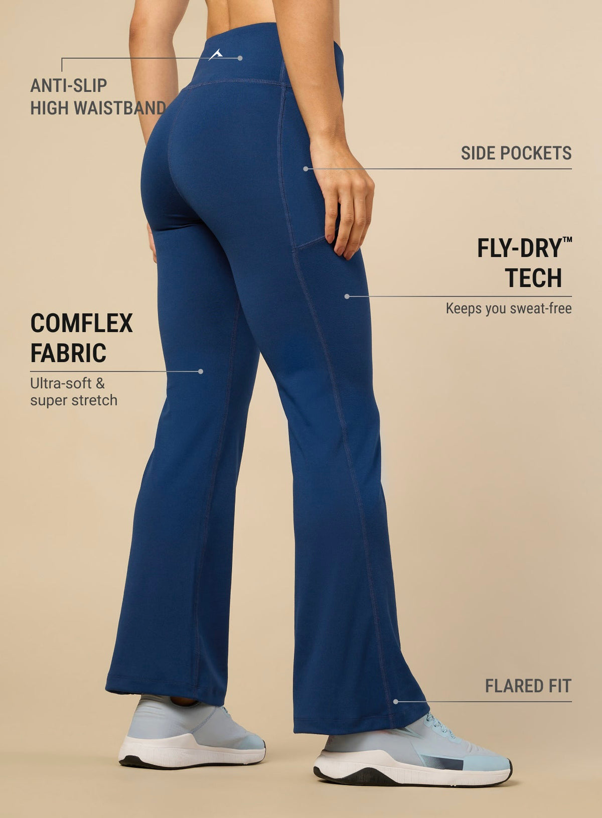 Women Performance Flare Pants