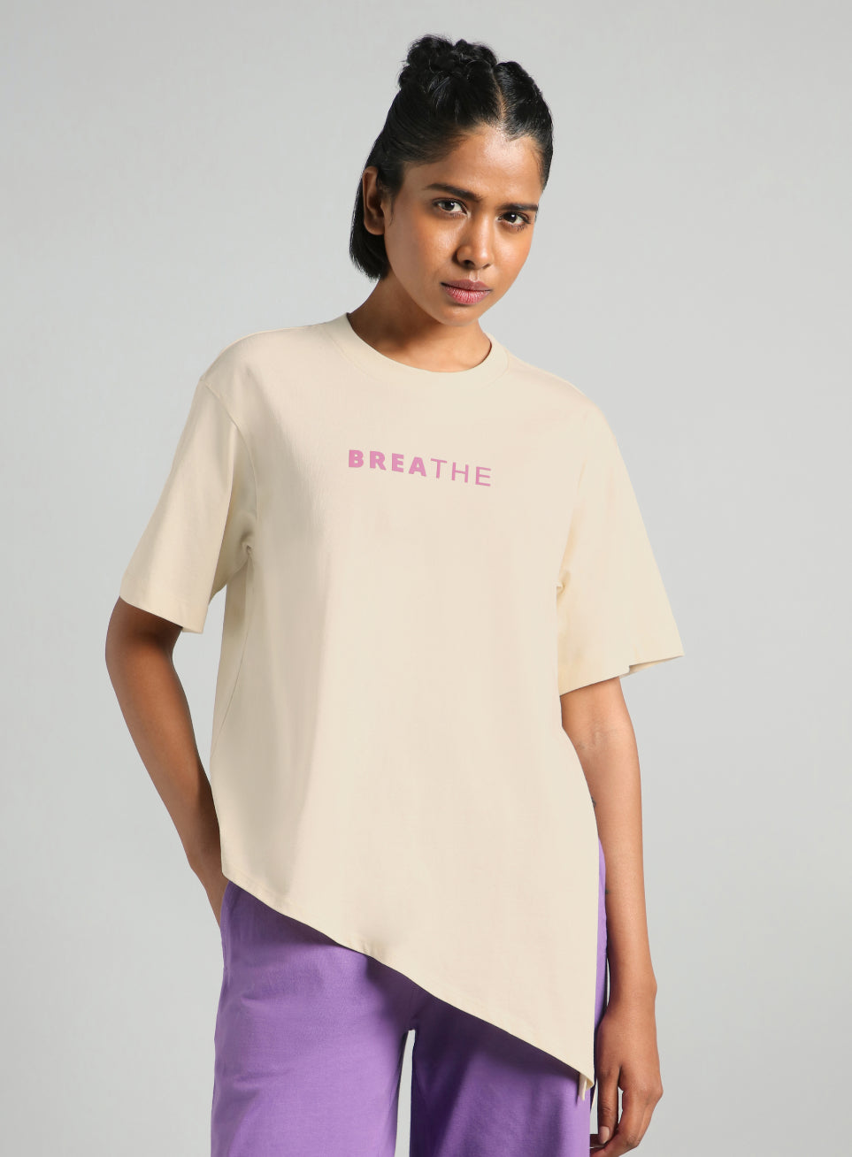 Womens Flow Side Tie up T-Shirt