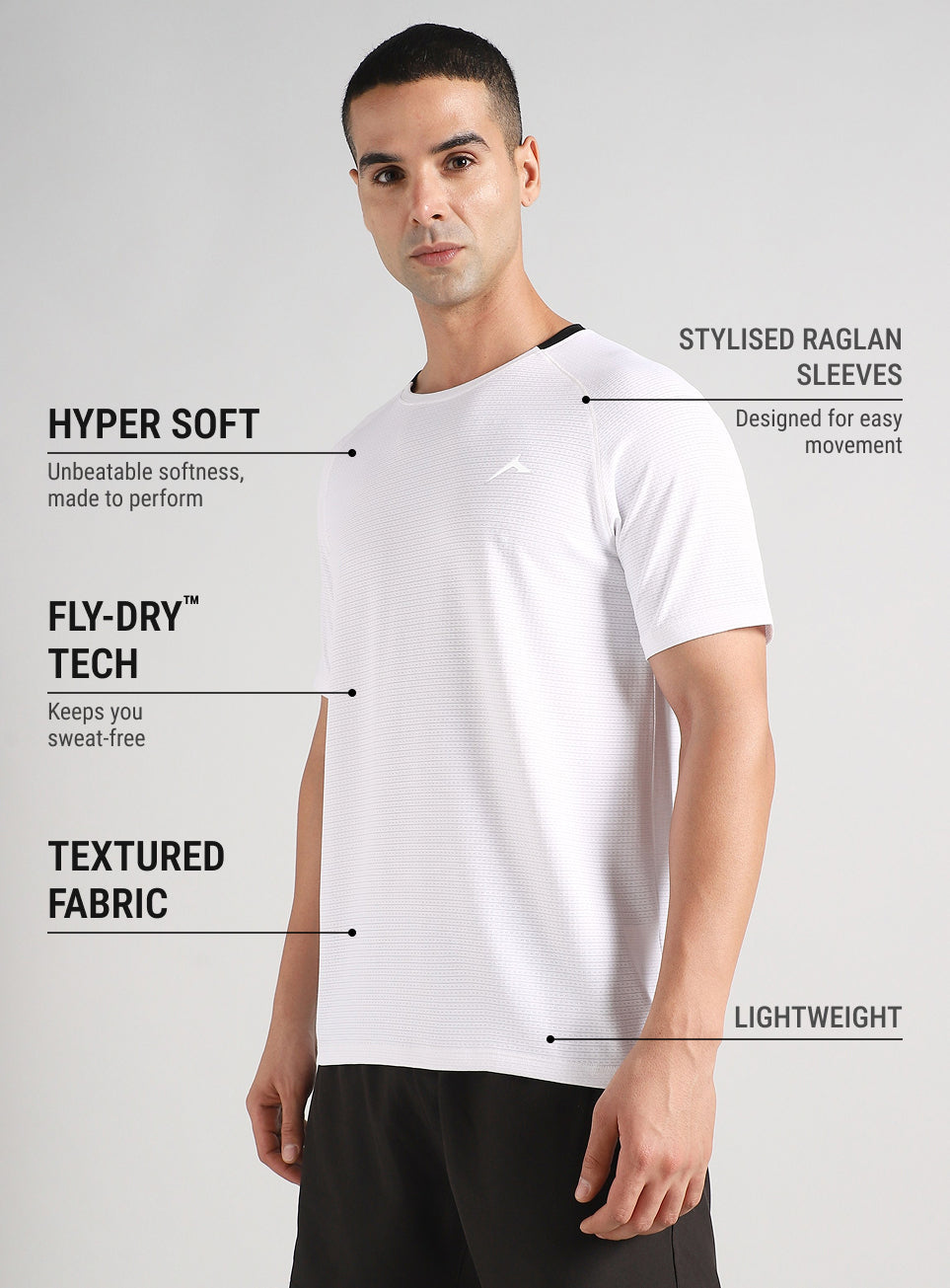 Mens Ultra Runner T-Shirt (BLACK)