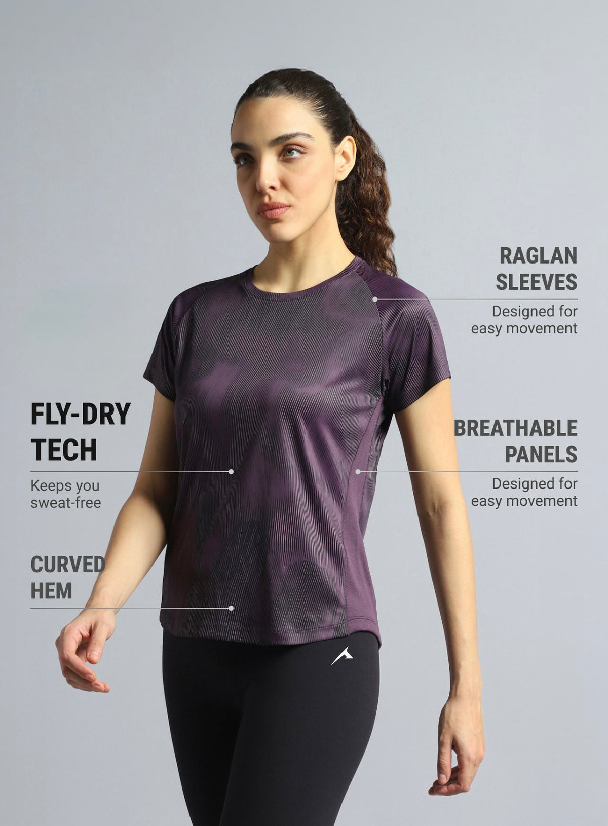 Womens Urban Camo running T-Shirt