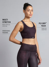 Women Urban Camo High Support Bra