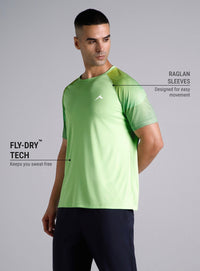 Mens Lime Pop Up T-Shirt