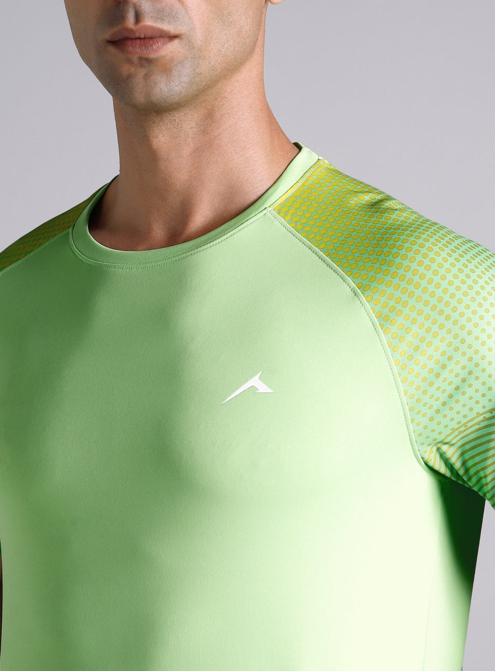Mens Lime Pop Up T-Shirt