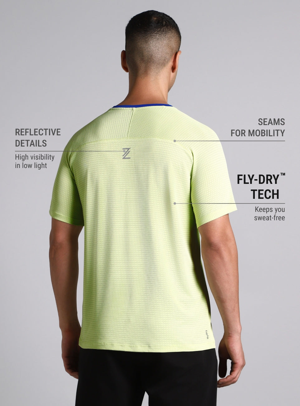 Mens Ultra Runner T-Shirt (BLACK)