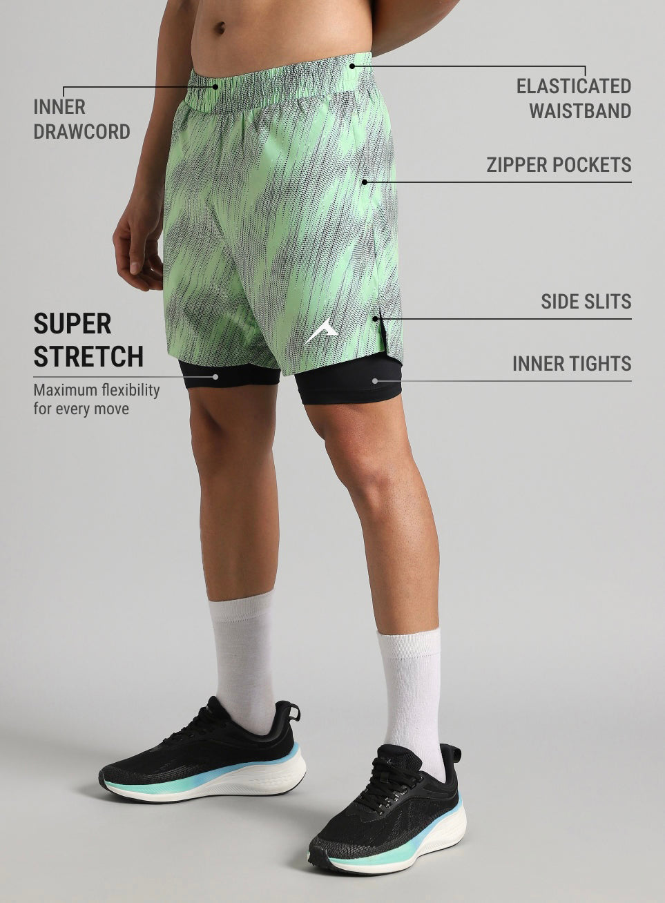 Mens Urban Camo Shorts