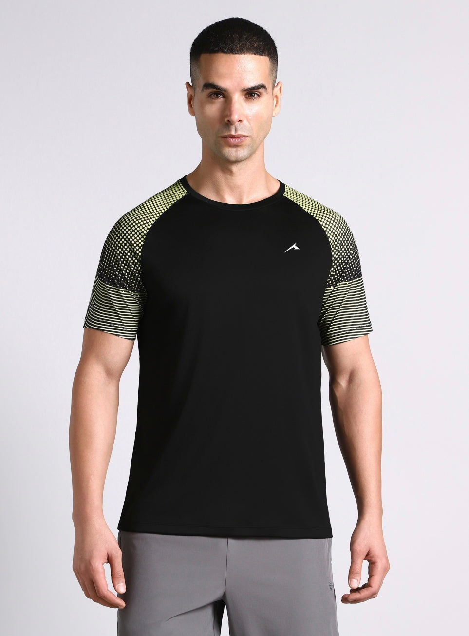 Mens Pop Up T-Shirt BLACK/PURPLE
