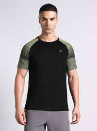 Mens Pop Up T-Shirt BLACK/PURPLE