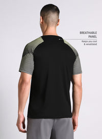 Mens Pop Up T-Shirt BLACK/PURPLE