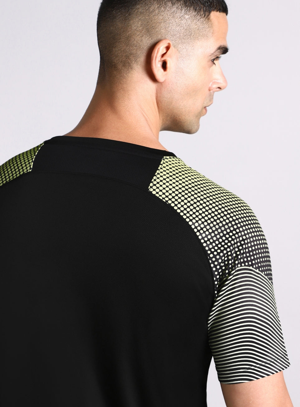Mens Pop Up T-Shirt BLACK/LIME